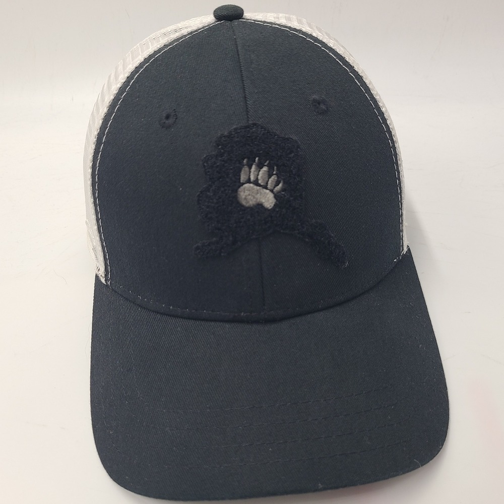 Alaska Hat Snapback Trucker Mesh Black White‎ Pukka Bear Paw Patch Outdoors Men